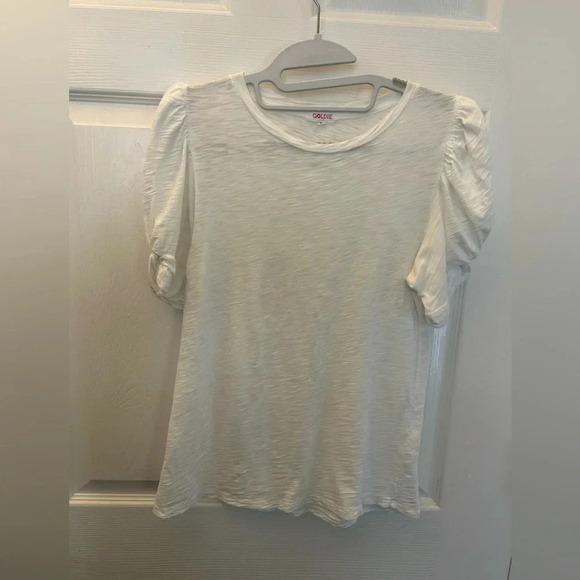 ! Goldie Twisted Puff-Sleeve Tee small - Picture 3 of 7